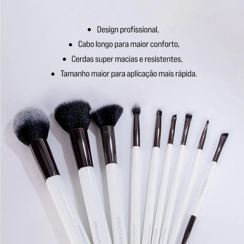 Pincel de Maquiagem Vegano para Contorno e Blush Ana Hickmann