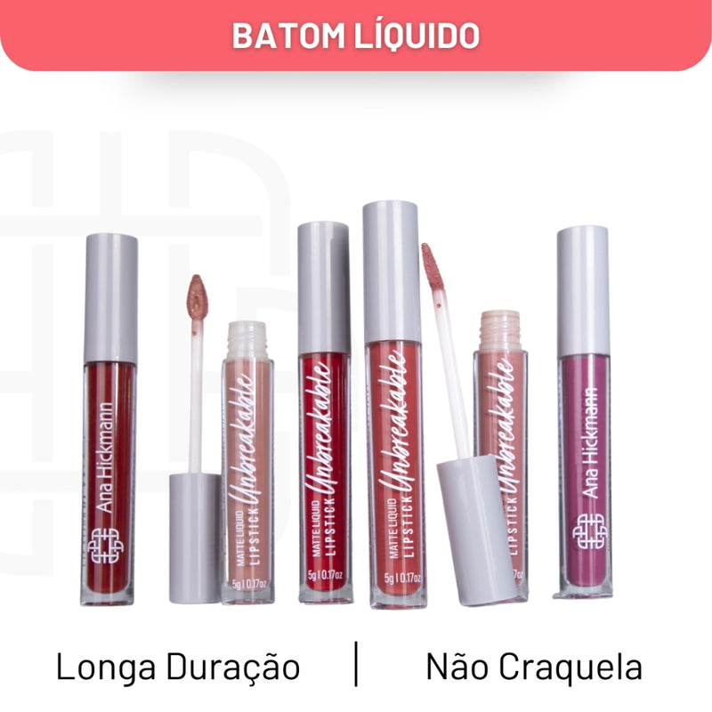 Batom Líquido Matte Unbreakable Lipstick - Ana Hickmann