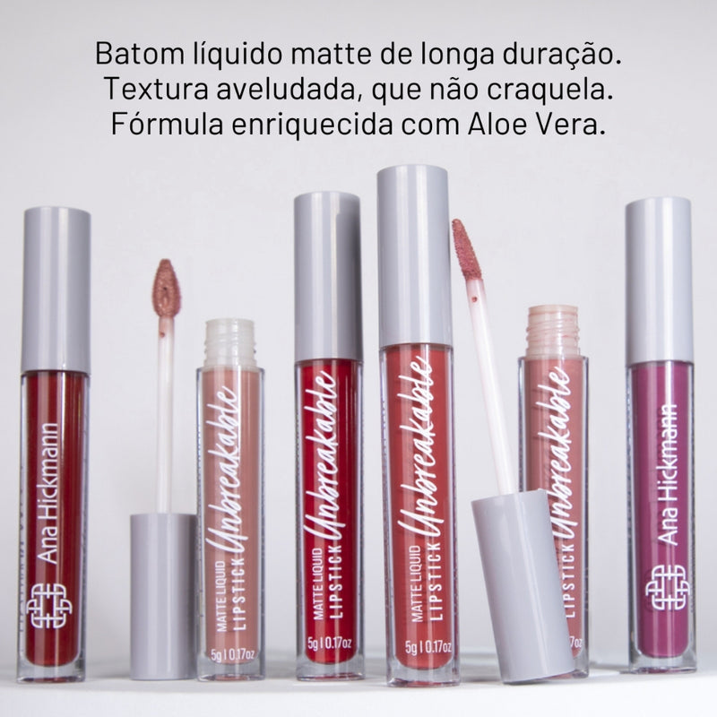 Batom Líquido Matte Unbreakable Lipstick - Ana Hickmann