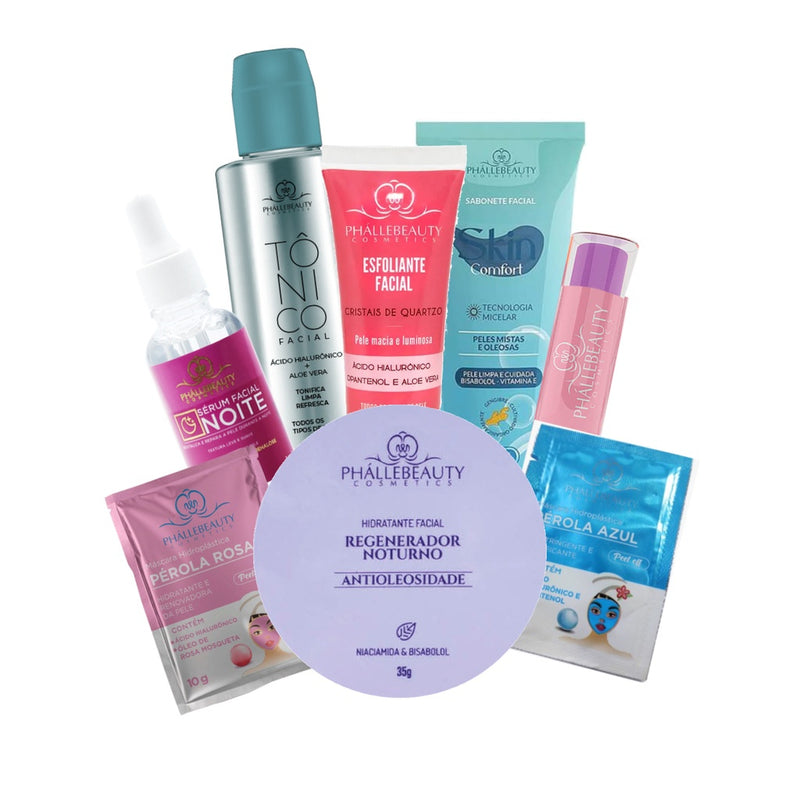 Kit Cuidado Facial Noturno PhálleBeauty